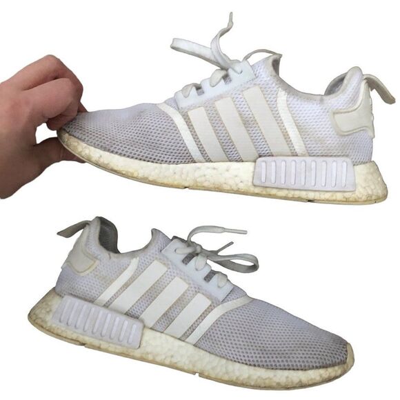 RARE 2016 Adidas NMD R1 White Monochrome Size 11 - Picture 10 of 16